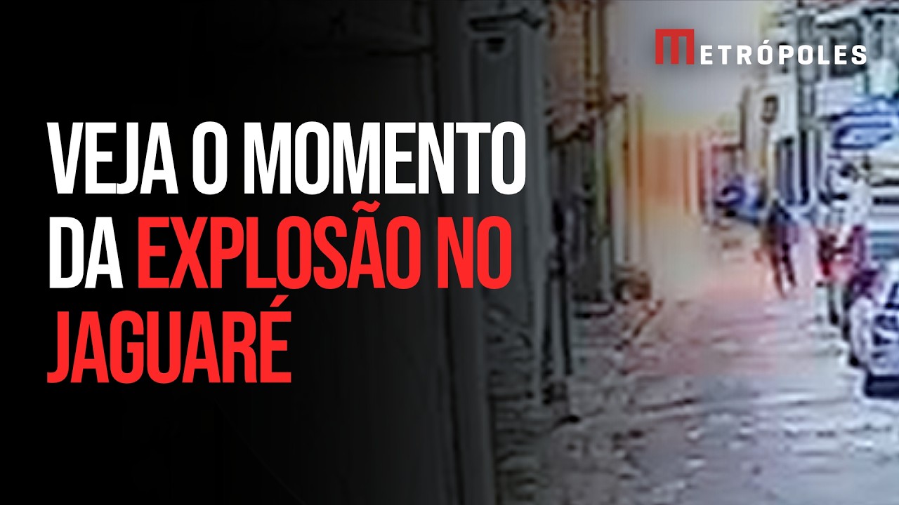 Veja o momento da explosão em tubulação de gás em São Paulo