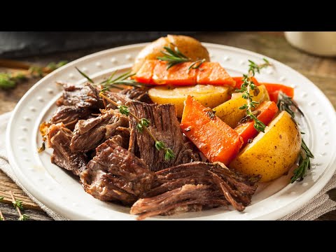 How to Cook PERFECT Roast Beef - 2 Ingredients! Pot...