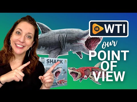 Shark Animal Anatomy Floor Puzzle | 100-Piece Double Sided Jigsaw Puzzle - WTI product video review