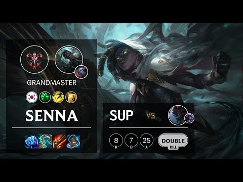 Senna Support vs Maokai - KR Grandmaster Patch 11.10
