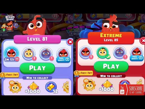 Angry Birds Dream Blast - Android gameplay ep #17(level 81 - level 85)