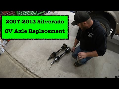 Replacing the CV Axle on a 2007-2013 Silverado/Sierra truck