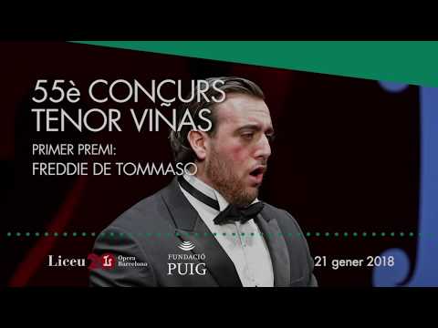 Concert Final 55 Concurs Tenor Viñas (2017/18) - Freddie de Tommaso