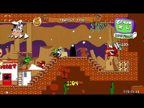 Pizza Tower Demo 3: La Buratta Temple S+ Rank (Time Attack)