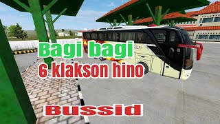 Download lagu BUSSID || BAGI BAGI KLAKSON HINO || Bus Simulator Id #bagibagiklaksonbussid mp3