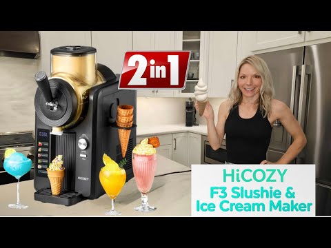 A Slushie & Ice Cream Machine in One?  Testing the HiCozy F3 Slushie & Ice Cream Maker!