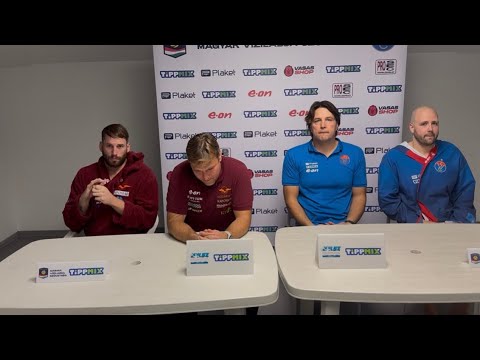 VasasPlaket-Kaposvár 17-16 (sajtótájékoztató)