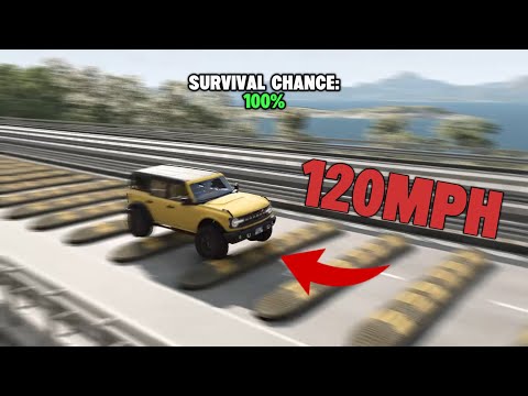Which Car Will Take all Speed Bumps At 120MPH ?