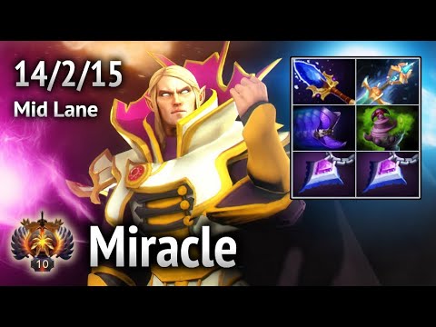 Miracle — Invoker vs Broodmother (Mid Lane). Full game