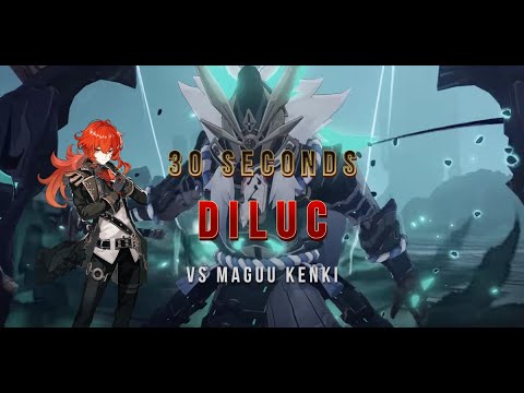 C6 Diluc VS Abyss Kenki | Vape&Melt | Genshin Impact