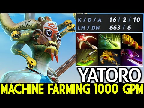 YATORO [Medusa] Machine Farming 1000 GPM with Forgotten Hero Dota 2