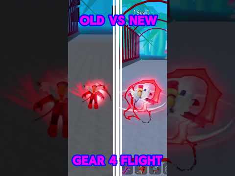 Old vs New gear 4 flight - King Legacy  #roblox