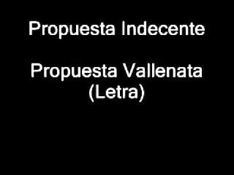 Propuesta indecente