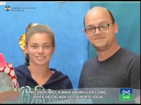 Reconocimiento a Maia Haumuller