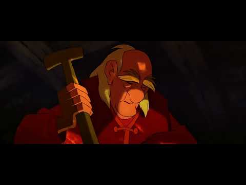 The Black Cauldron (1985) - Dallben Shows Taran the Secret of Hen Wen [UHD]