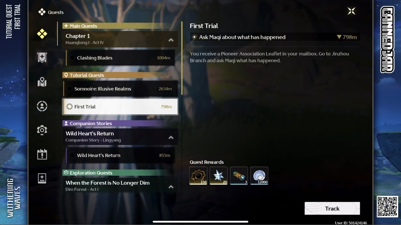 Tutorial Quest: First Trial | Wuthering Waves