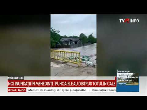 Noi inundații în Mehedinți