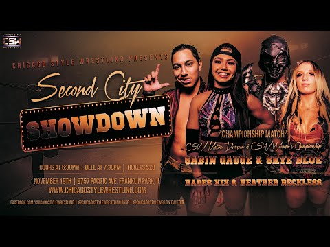 #CSWShowdown: Sabin Gauge & Skye Blue vs Hades XIX (C) & Heather Reckless (C)