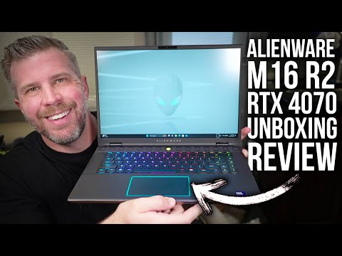 video - Alienware M16 R2, Intel Ultra 7-155H, RTX 4050, 16 GB DDR5-5600, 1 TB SSD, QHD+ 240 Hz 320 nits 100% sRGB