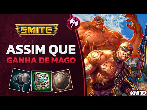 Assim que AMASSA mago na solo! CUCHULAIN SOLO - ⚡ Smite BR Conquista