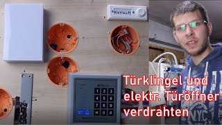 Türklingel und RFID Türöffner verdrahten! ElektroM