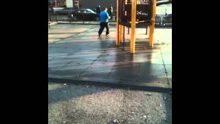 10 year old sings Bachata in playground..