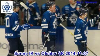 preview picture of video 'Sunne IK vs Olsäters SK 2014 11 07'