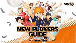 NEW PLAYERS GUIDE! | HAIKYU FLY HIGH!