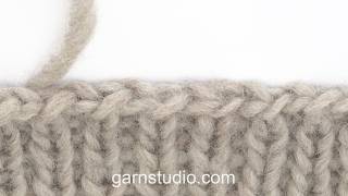 How to cast off with knit above knit and purl above purl  (knit 1 and purl 1)– Nordic knitting style
