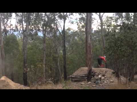 Kelly McGarry backflips the 4th at The Outlook!