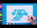 How To Draw Blue The Dog Blue S Clues Show