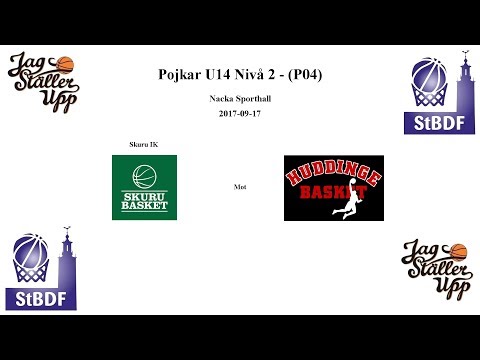 Skuru Basket (P04) mot Huddinge Basket - 2017-09-17
