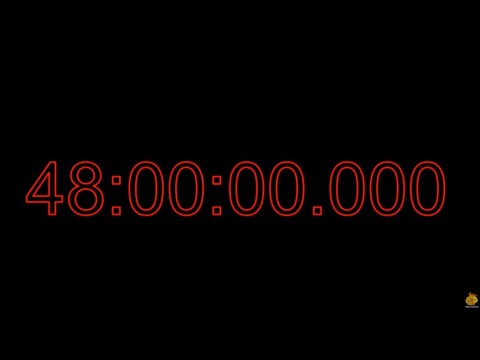 48 Hours Timer Countdown - 48 Hour Video Counter - 2 Days to Countdown - Stopwatch
