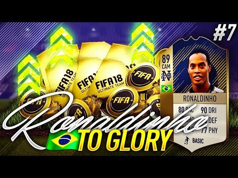SO MANY 25K PLAYER PACKS!!!!! - RONALDINHO TO GLORY #7 - FIFA 18 Ultimate Team