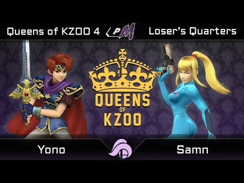 Queens of Kzoo IV Project M Losers Quarters - Yono (Roy) vs. Samn (Zero Suit Samus)