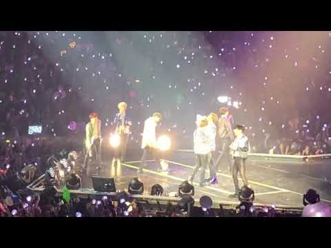 BTS Love Yourself World Tour, L.A. 180906: Ment (2)