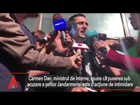 Stiri Mediafax 24 Septembrie - Carmen Dan acuză o acțiune de intimidare a Jandarmeriei