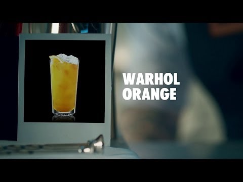 WARHOL ORANGE DRINK RECIPE - HOW TO MIX