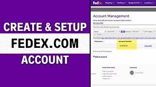 How to Create and Setup FedEx Account 2024 (Step By Step Guide)