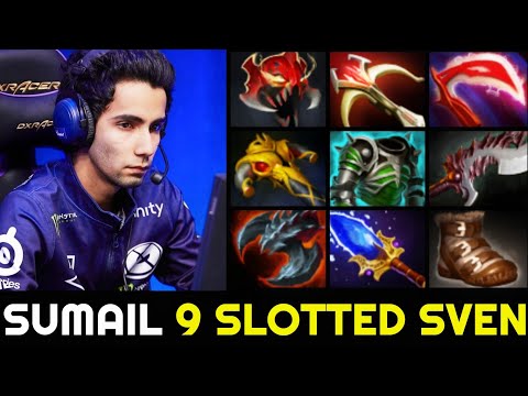 SUMAIL 9 Slotted Sven - Intense Game vs Super Annoying Tinker 7.27 Dota 2