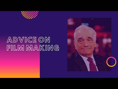 An important advice - Martin Scorsese
