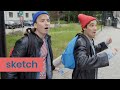 Together alone in the train! | Wesley en Rodney