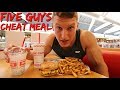 FIVE GUYS FEAST | Fast Food Cheat Meal | Half Day of Eating & Training