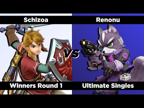 Super Smash QWERTZ #9  - Winners Round 1 - Schizoa (Link) vs. Renonu (Fox)