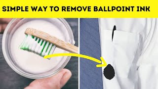 How do i remove ballpoint ink from clothes? - Simple Way to Remove it