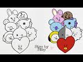 How to draw BT21 Characters Step by Step | Drawing Tutorial | YouCanDraw