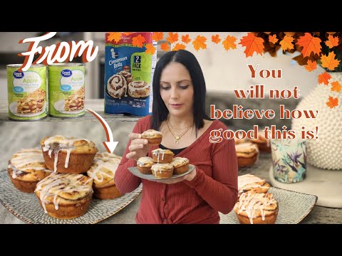 Two-Ingredient Apple Pie Cinnamon Rolls | Easy & Quick Dessert Recipe!
