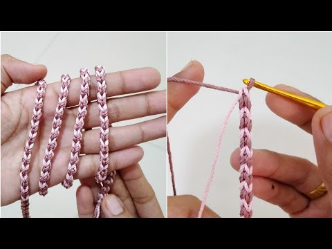 Tutorial Tali Tas Rajut Terbaru Crochet Bag Strap