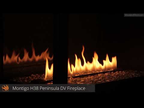 Montigo H38DFPFC Peninsula Direct Vent Fireplace
