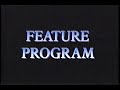 Feature Program Walt Disney Home Video 1998 Company Logo VHS Capture